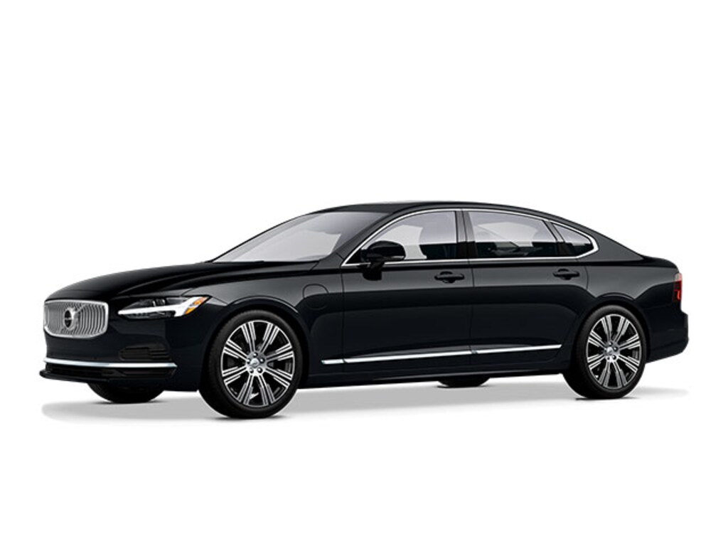 New 2024 Volvo S90 Recharge PlugIn Hybrid T8 Ultimate in Onyx Black